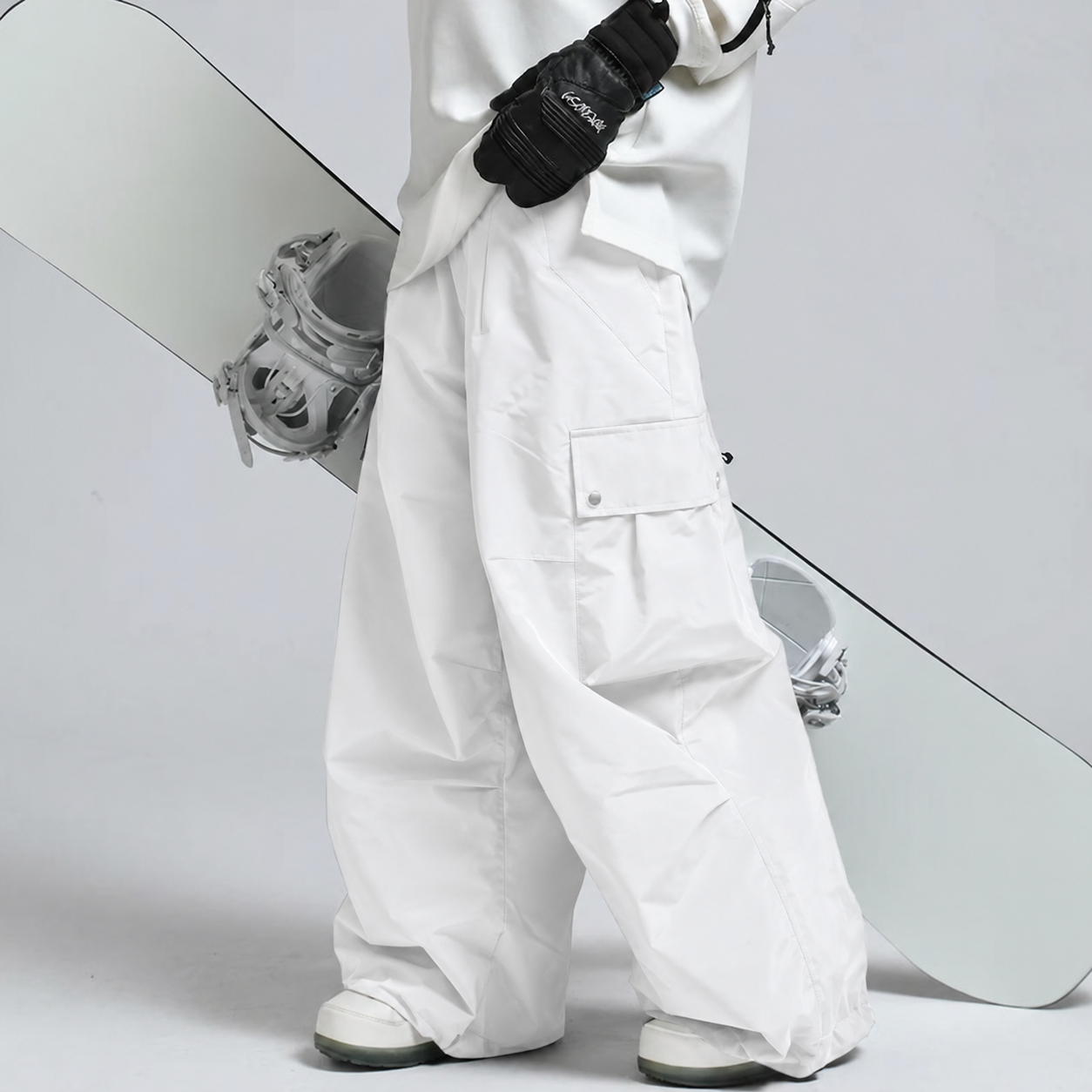 YSK CARGO PANTS in White